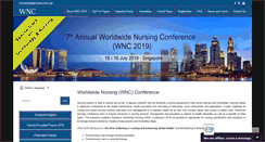 Desktop Screenshot of nursing-conf.org